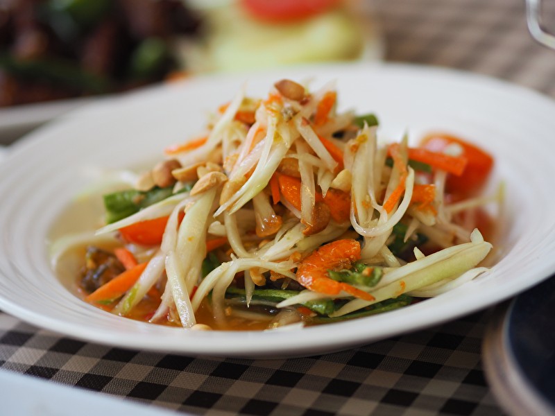 Casa Thai - papaya salad